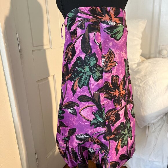 marni skirt or  dress hawaiian floral holiday sm-medium (42) - Picture 5 of 7